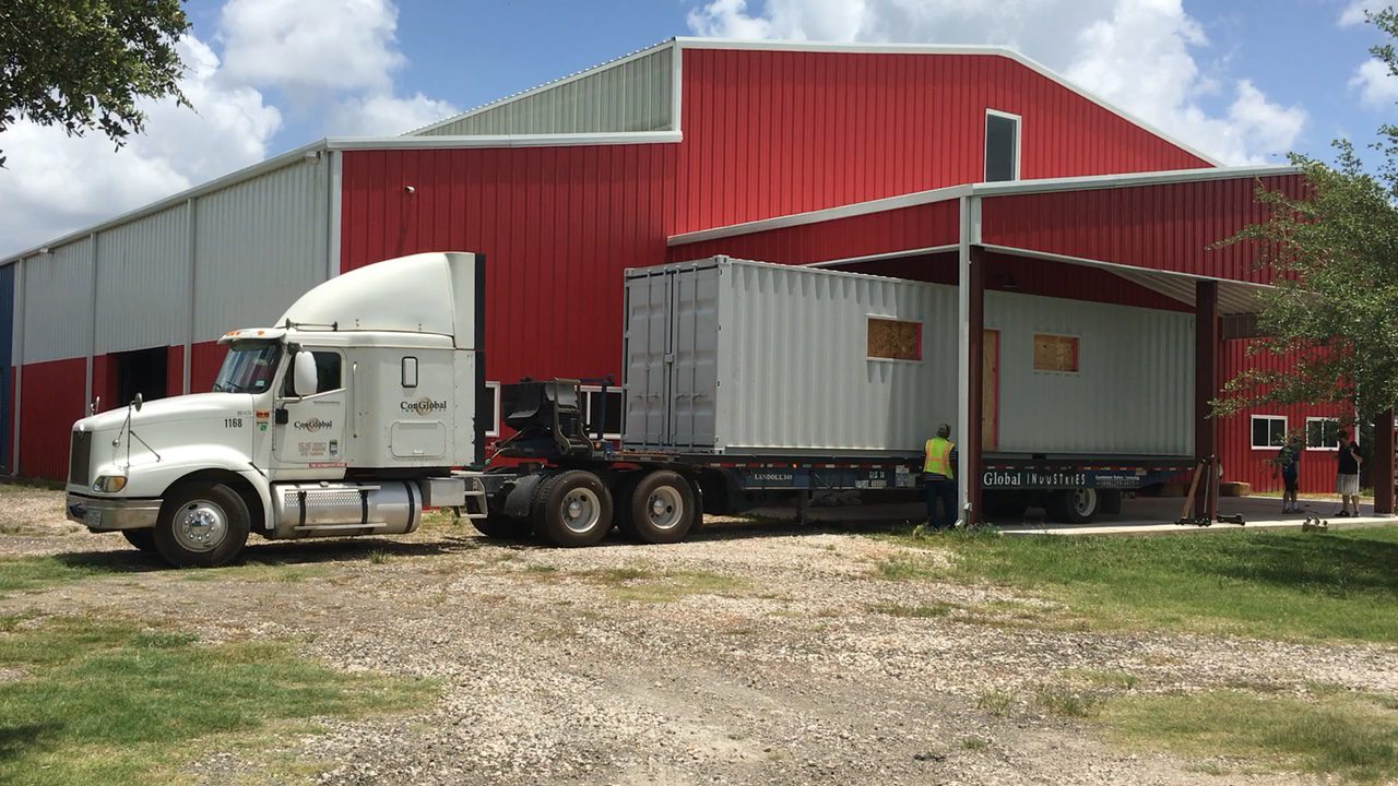 loading container home