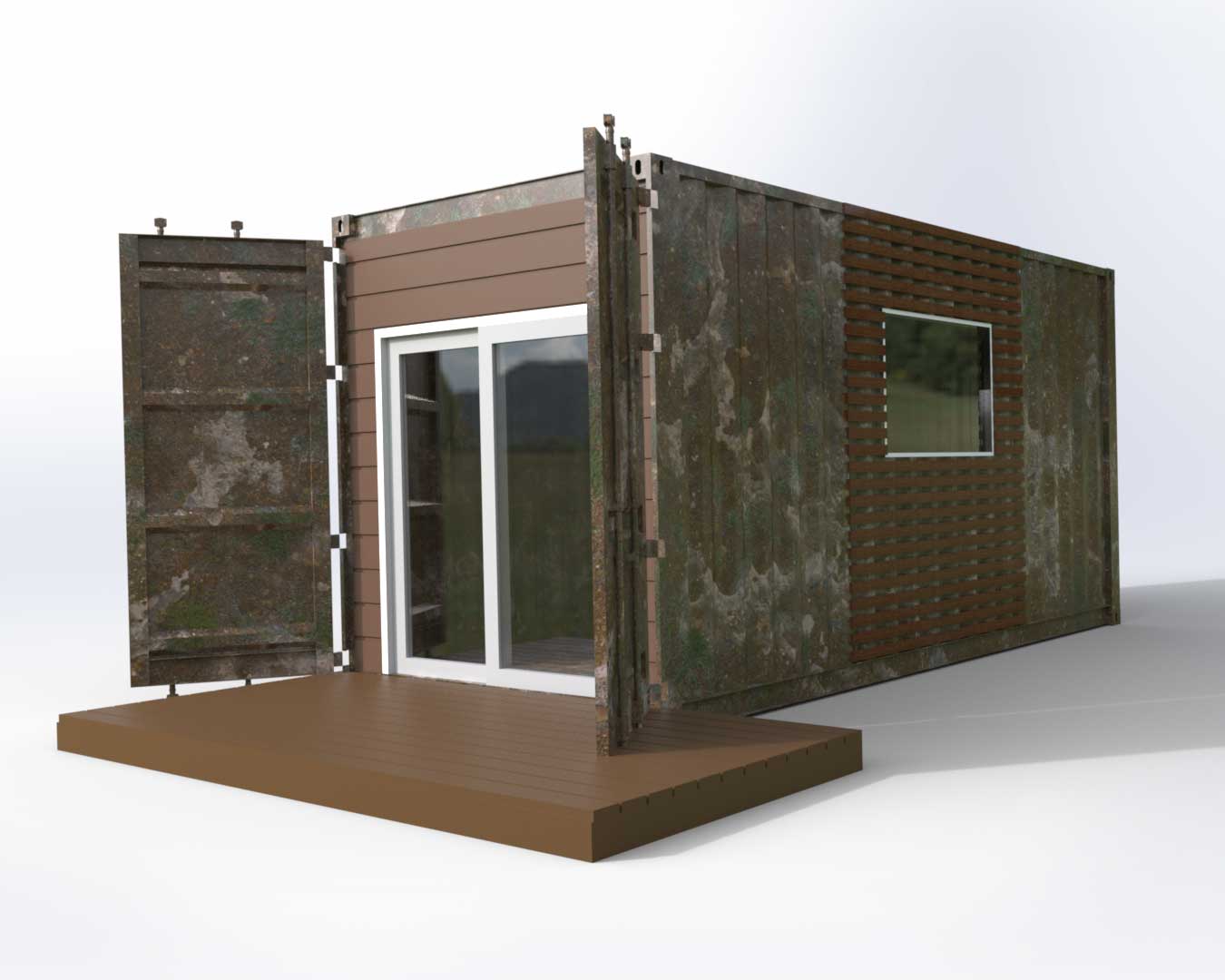 standard container home model