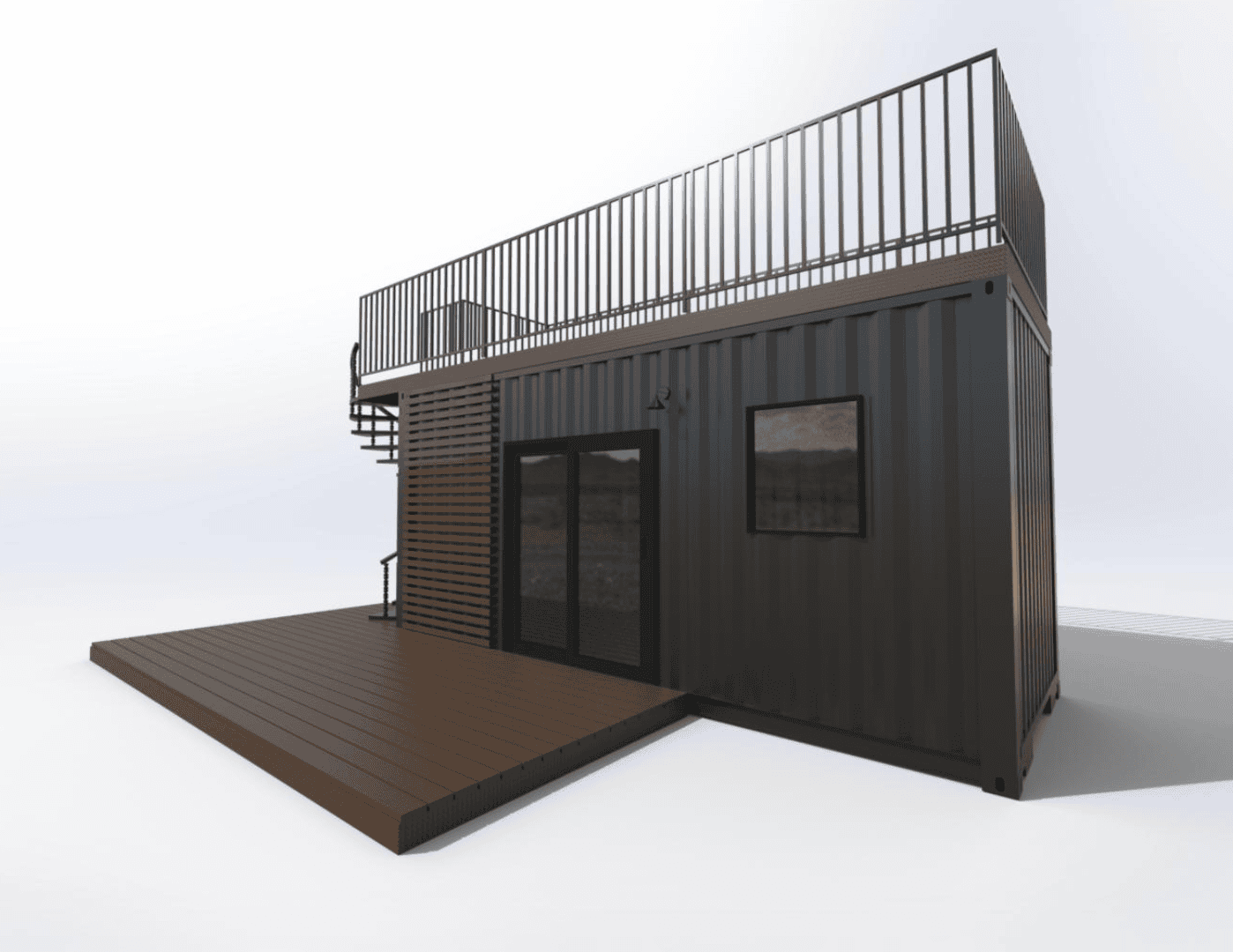 The Ezra: 20ft Container Home