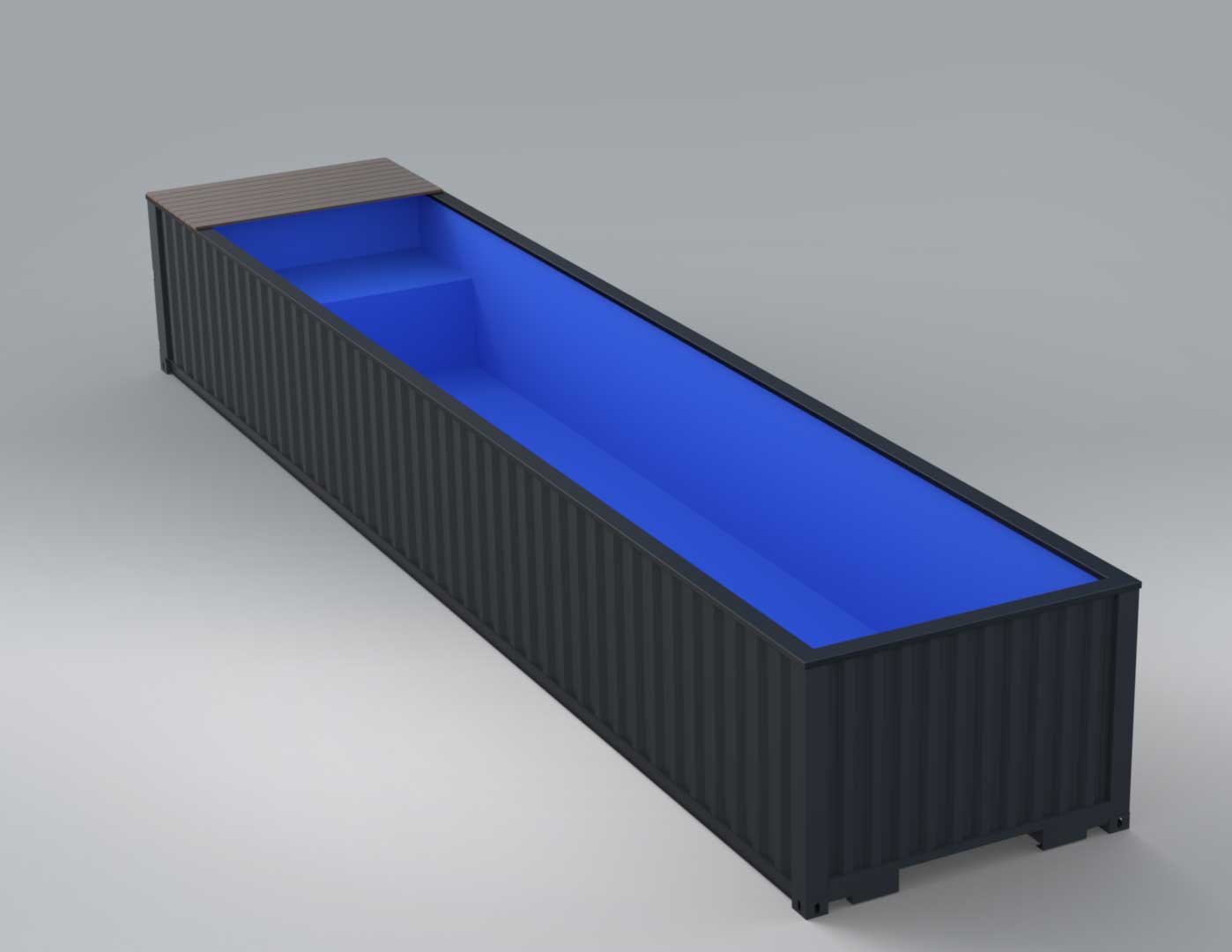 40 ft pool container