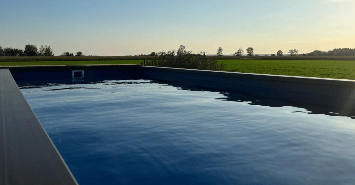 swimming pool made from container