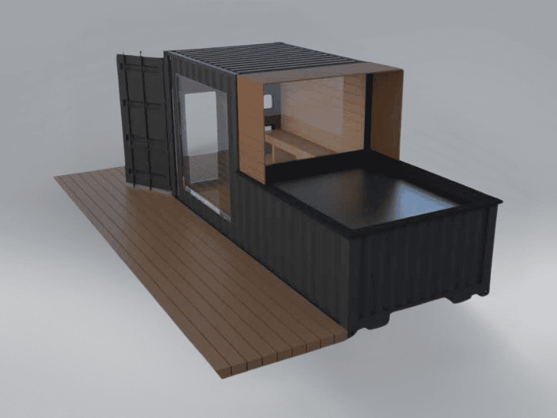 sauna pool