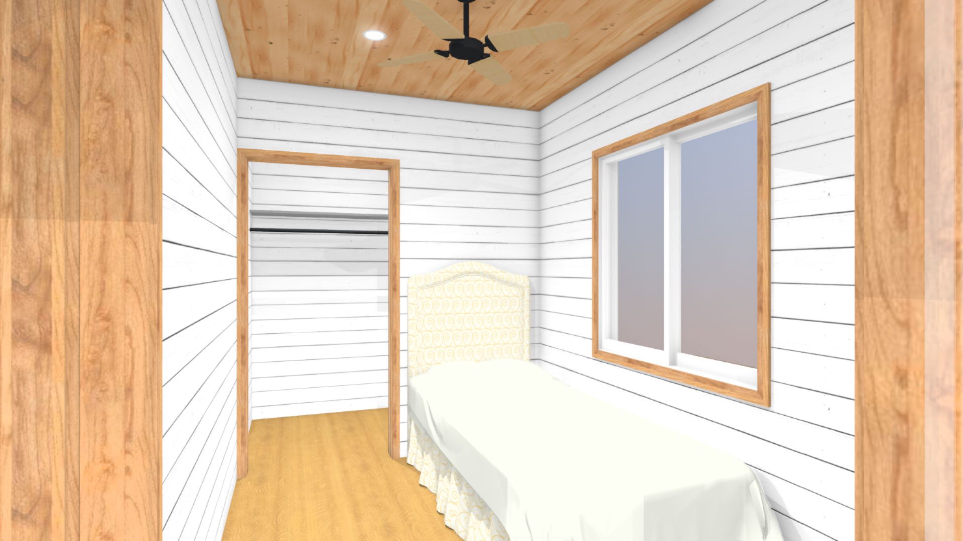 full view of the bed room