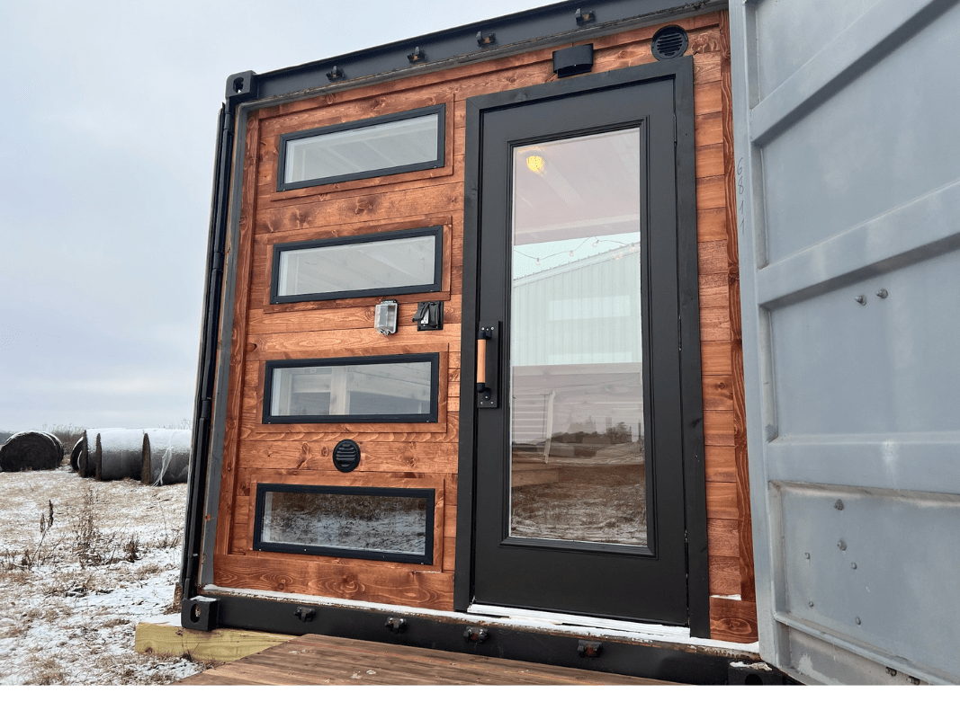 sauna plunge in container